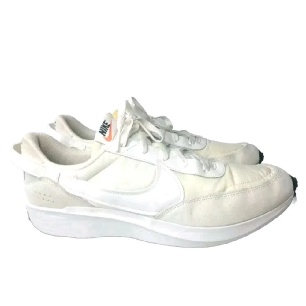 Nike Waffle Debut Shoes Men's Size 15 White Black Orange DH9522-101